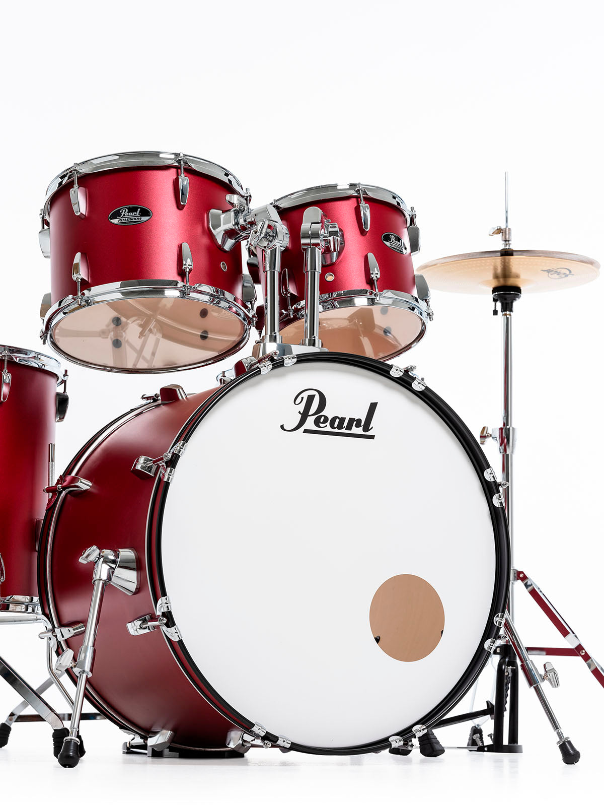 RSS525SCC-747 - Roadshow 5F rock 22" + Sabian Solar 2 cymbales Matte Red