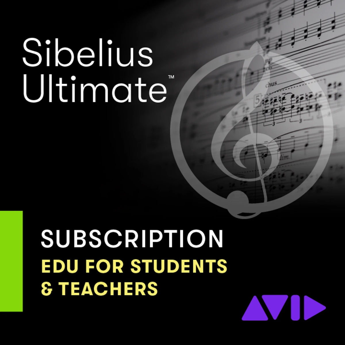 AVID Sibelius Ultimate 1Y Renewal Education