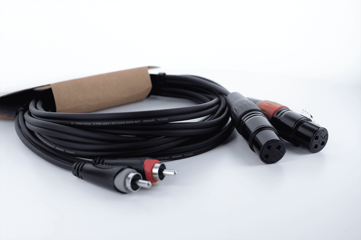 Câble Audio Double XLR Femelle / RCA 3 M