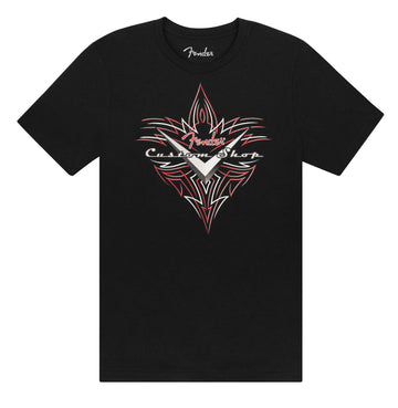 "M" CS Pinstripe T-shirt Black