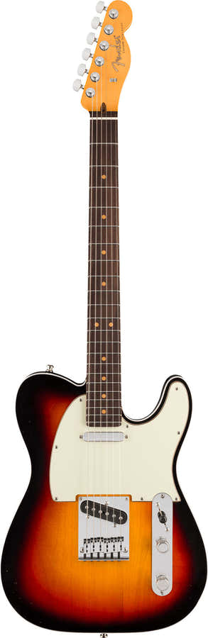 Telecaster '60s Custom American Ultra Luxe Vintage RW 3-Color Sunburst