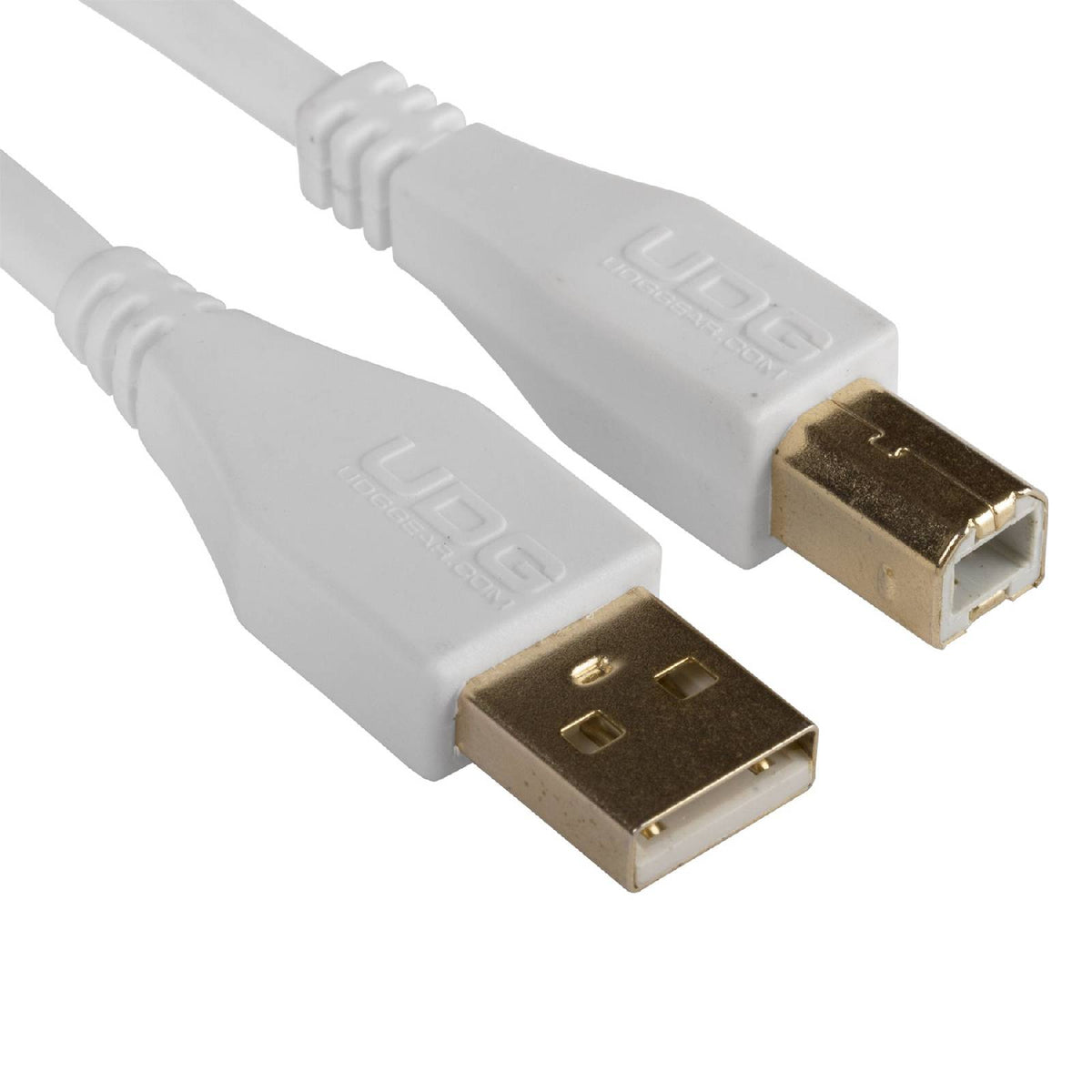 U 95002 WH - Câble USB 2.0 A-B Blanc Droit 2m