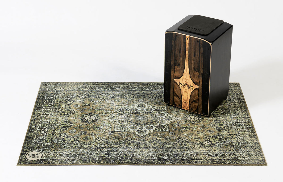 Tapis Vintage Persian 1.30 X 0.90M Antidérapant - Green