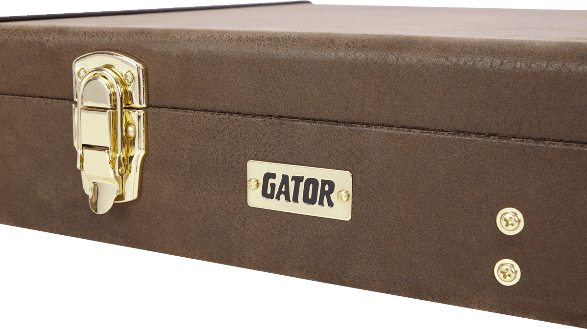 Étui Électrique Vintage Brown en Bois Deluxe - GW