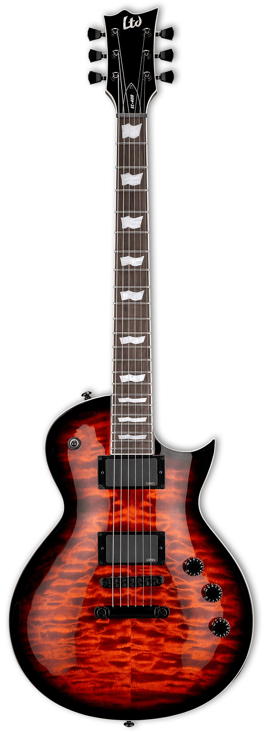 Eclipse EC-400 QM Vintage Burst