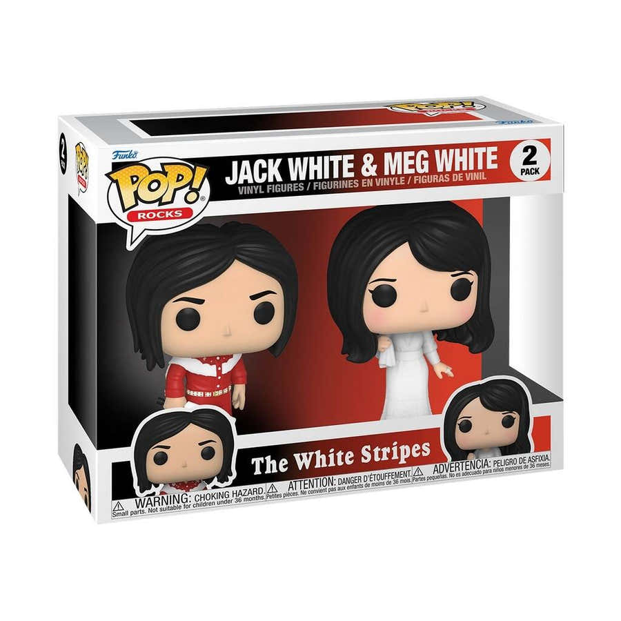 Funko Pop Rocks - The White Stripes - Jack White & Meg White