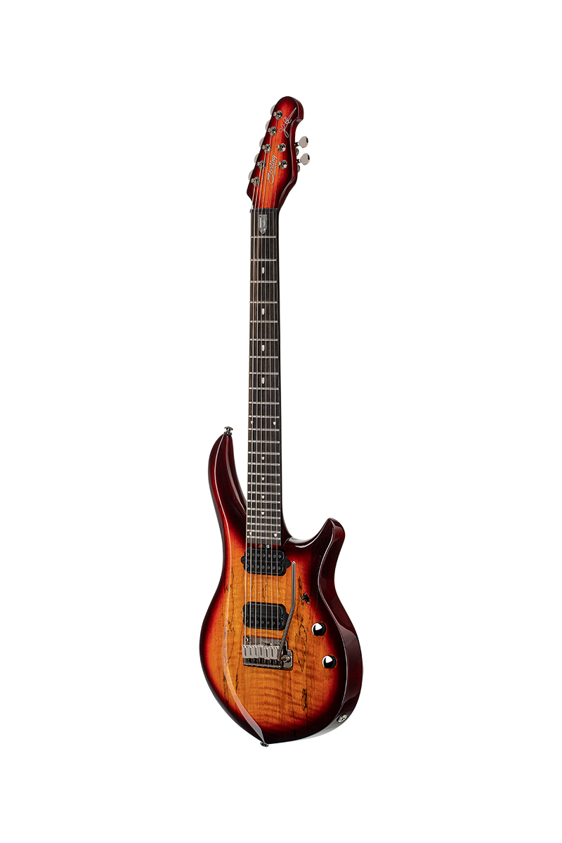 John Petrucci Majesty 7 Cordes Blood Orange Burst