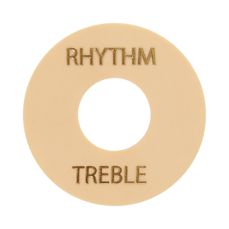Toggle Switch Washer Cream Gold Imprint