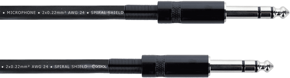 Cordial Câble Audio Jack Stéréo 1,5 M