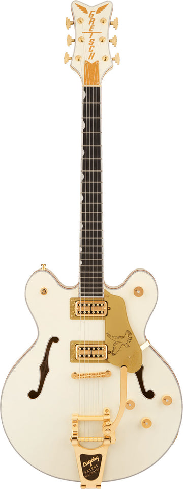 Falcon Center Block LTD Bigsby and Gold Hardware EBO Vintage White