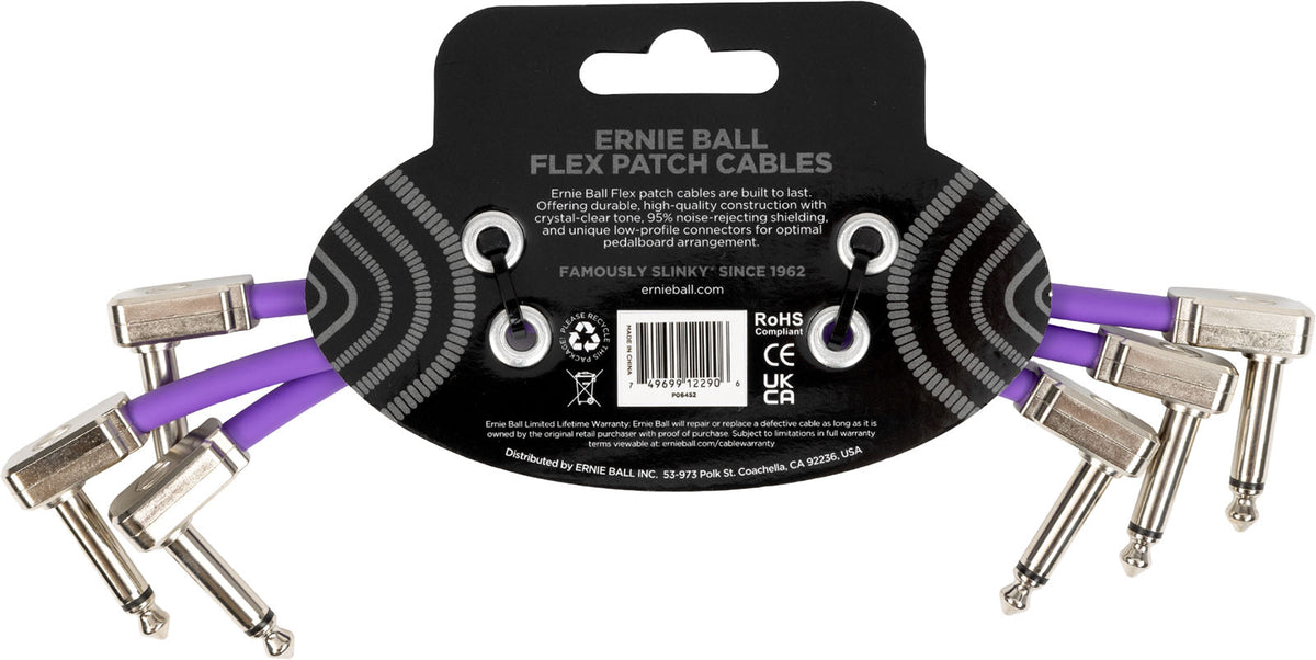 Cable Patch Flex 15CM - Pack 3 Violet