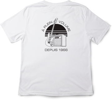 T-shirt Blanc Logo Classic Noir XL