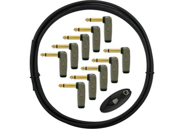 Solderless Custom Cable Kit 10 Feet 10 Plugs