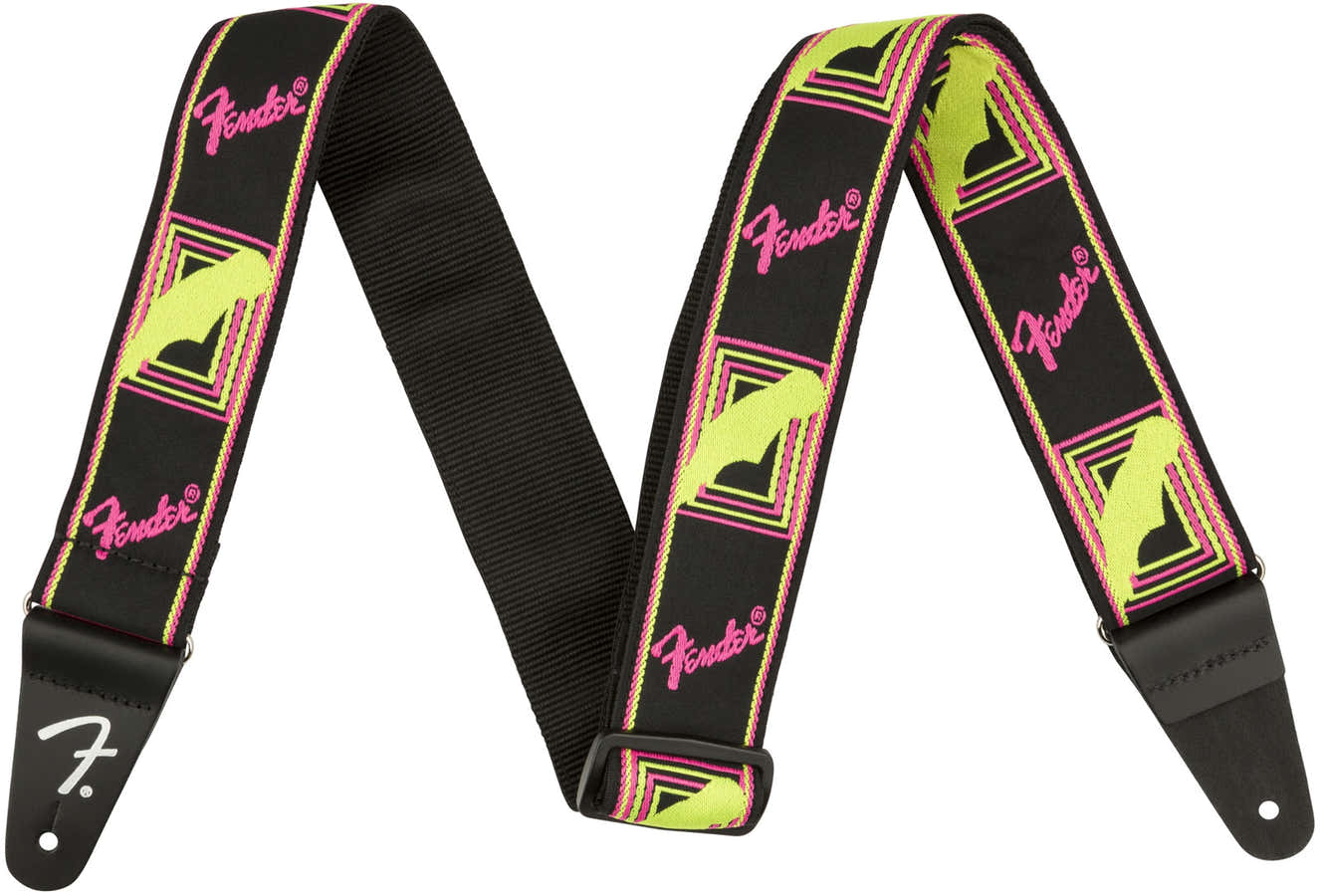Neon Monogrammed Strap Yellow / Pink