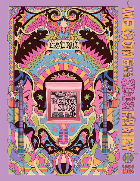 Poster Ernie Ball Slinky 2022 Format A0 Zippy