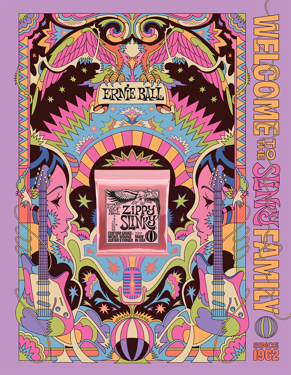 Poster Ernie Ball Slinky 2022 Format A0 Zippy