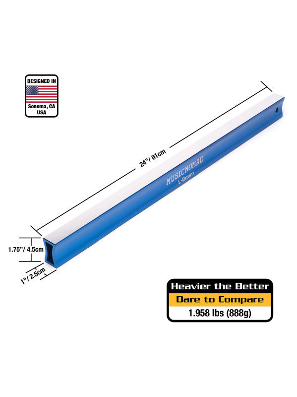 MN812 L-beam Bar De Ponçage Frettes Pour Basses - 61cm