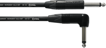 Cable Guitare Jack Droit /Coudéé 9 M