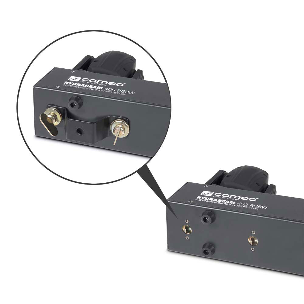 Hydrabeam 400 RGBW - Set De 4 Projecteurs Asservis ULTRA-rapides LED 10 W Cree RGBW