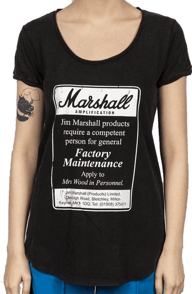"L" Marshall Personnel T-shirt Femme