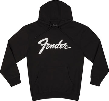 "L" Logo Date Back Hoodie Noir
